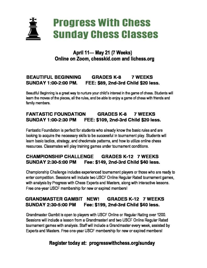 Online Spring Sunday Classes 2021 &raquo; Online Spring Sunday Classes 2021 pdf