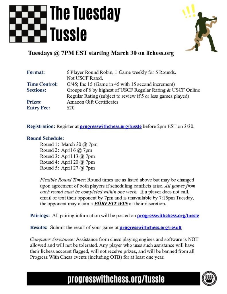 Tuesday Tussle 8 Flyer &raquo; Tuesday Tussle 8 Flyer pdf