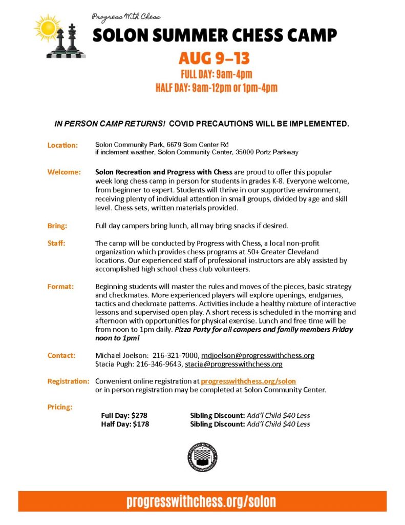 Solon Recreation Camp 21 &raquo; Solon Recreation Camp 21 pdf
