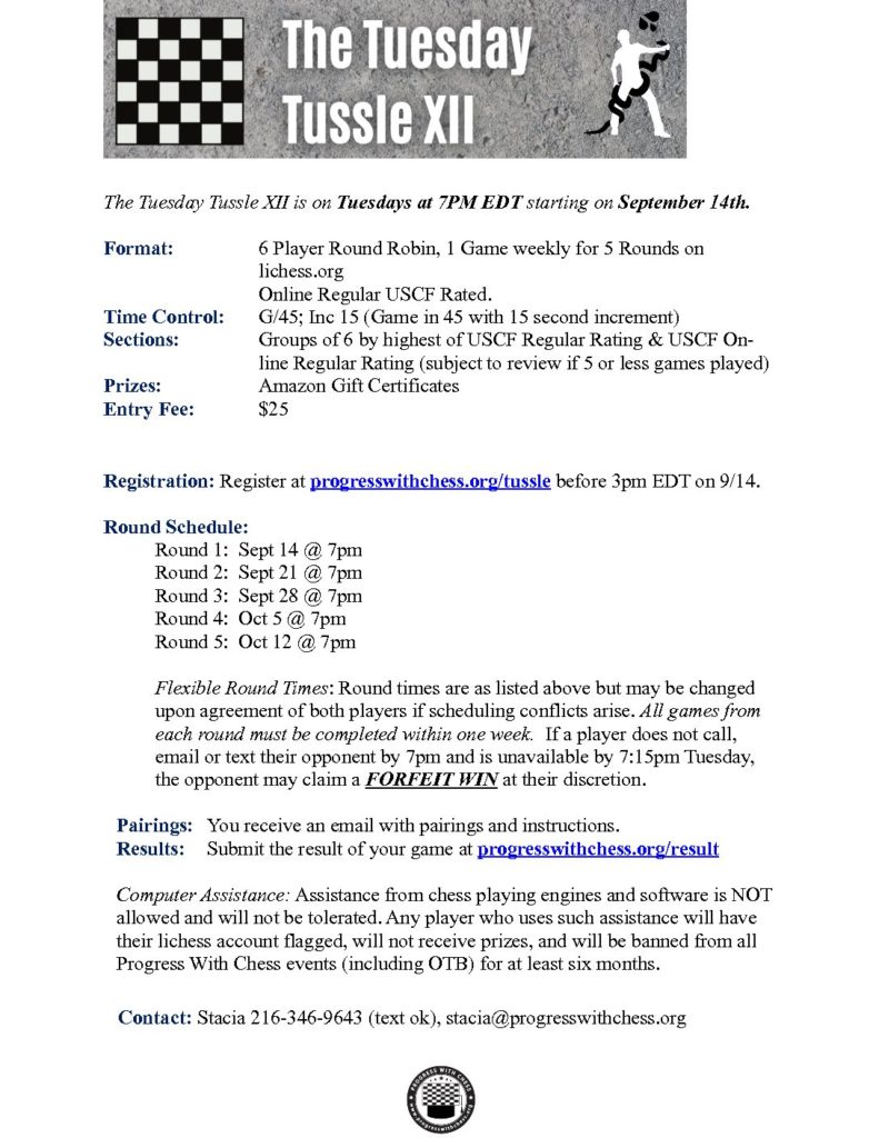 Tuesday Tussle Flyer XII &raquo; Tuesday Tussle Flyer XII pdf
