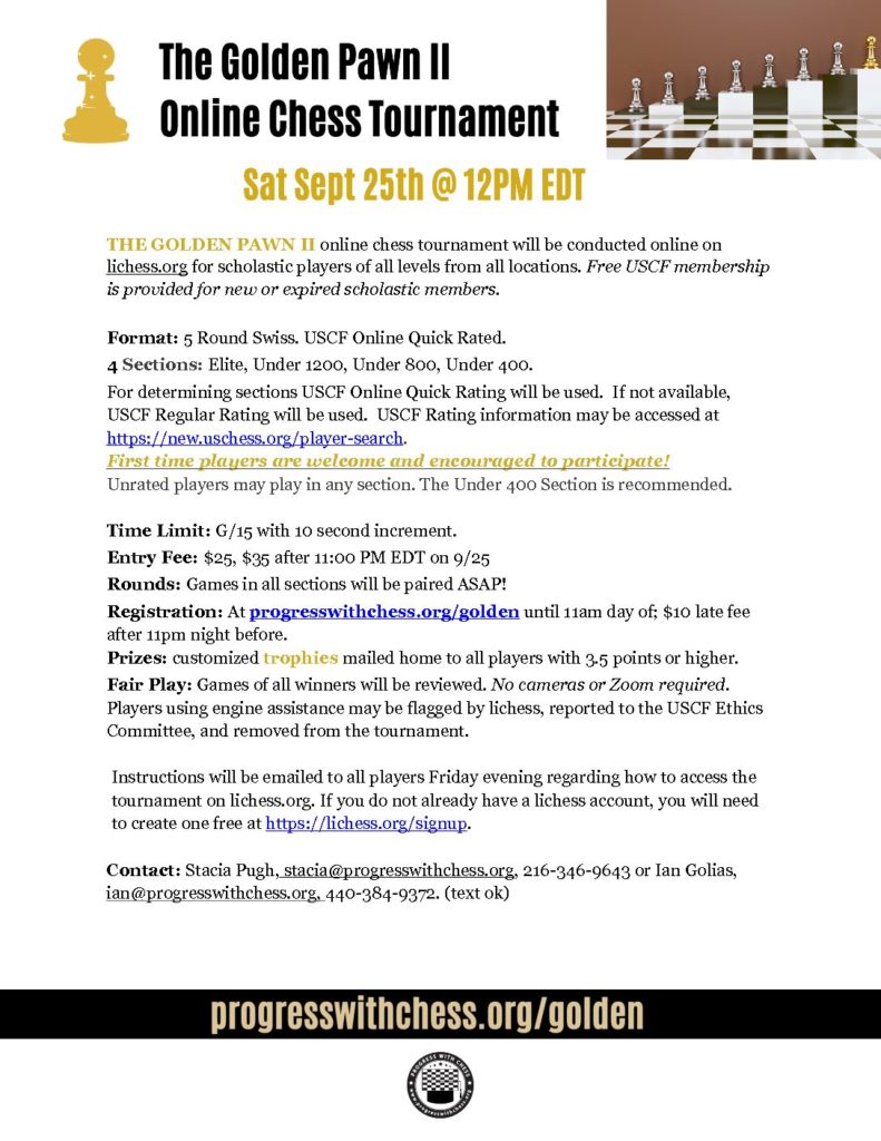 The Golden Pawn II Flyer &raquo; The Golden Pawn II Flyer pdf