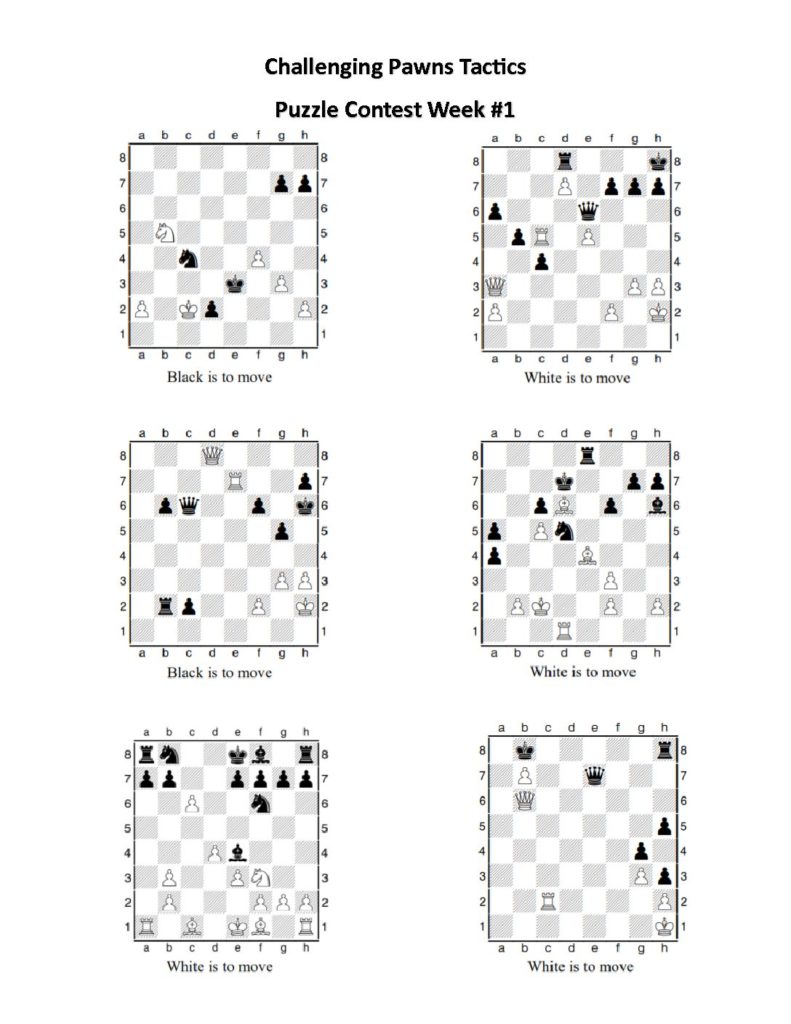 Sunday Class Puzzle Contest #1 Open &raquo; Sunday Class Puzzle Contest 1 Open pdf