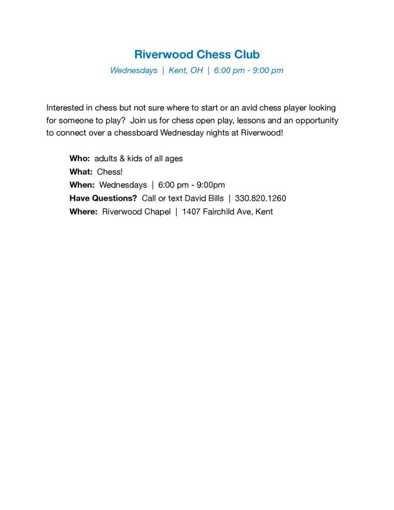 Riverwood Chess Club - Kent &raquo; Riverwood Chess Club Kent pdf