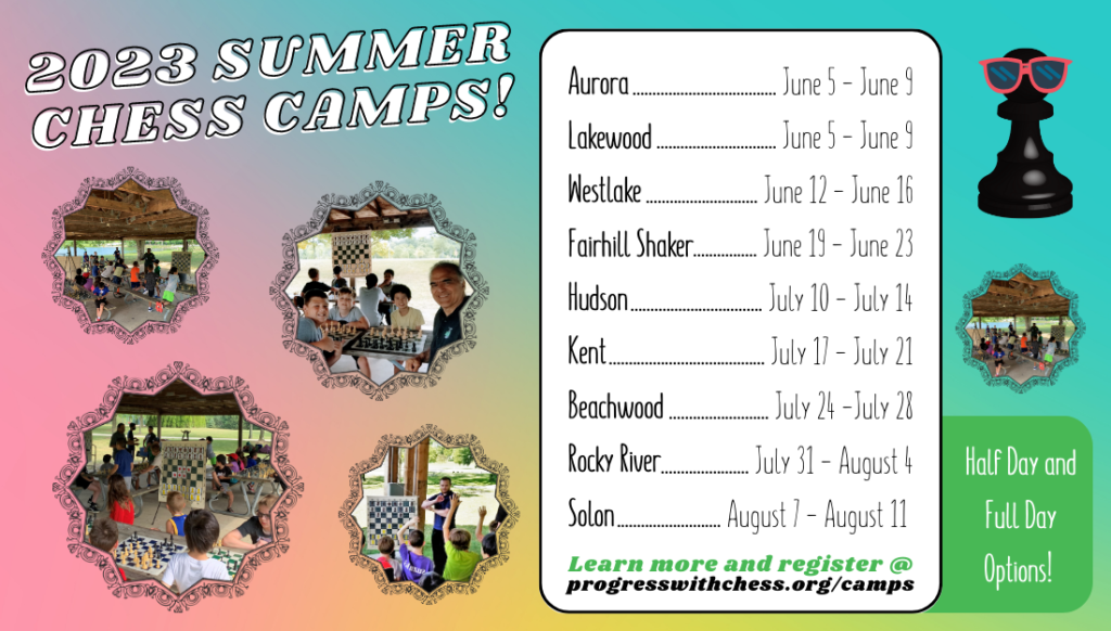 2023 SUMMER CHESS CAMPS! &raquo; 2023 SUMMER CHESS CAMPS