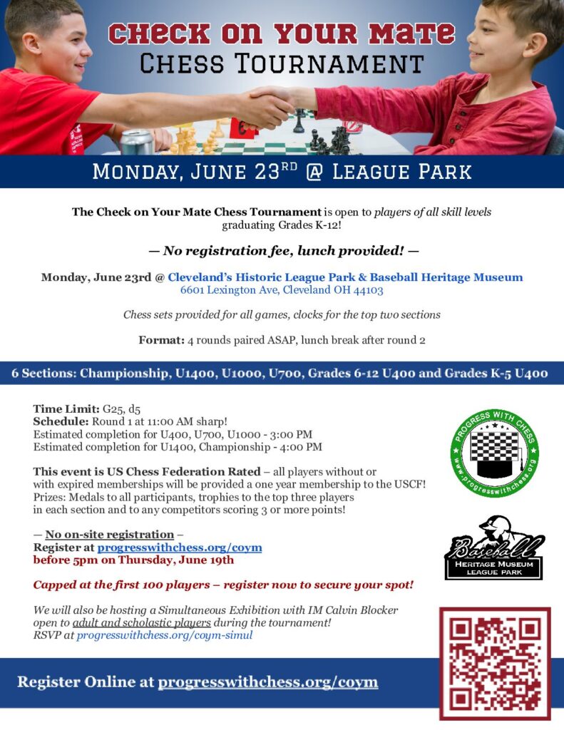 Check On Your Mate Chess Tournament-2 &raquo; Check On Your Mate Chess Tournament 2 pdf