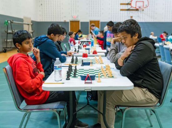 Local phenoms, NM Sharath Radhakrishnan and NM Amogh Tripathi face off.